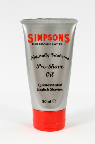 Simpson's Naturally Vitalising Pre-Shave Oil 