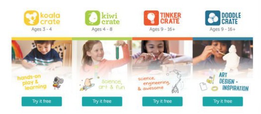 Free Kiwi Crate on All Brands - FREE Regular Box