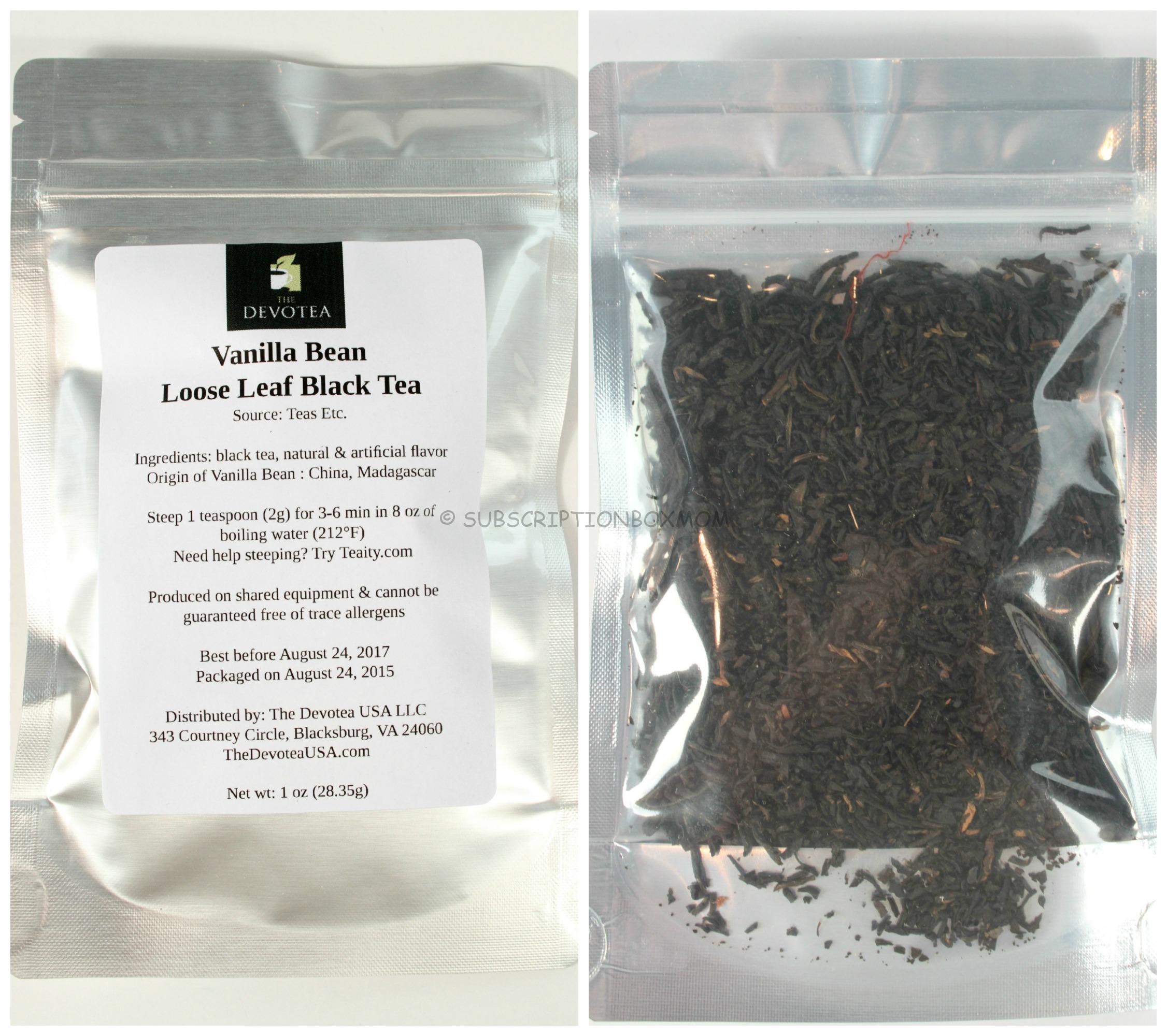 Vanilla Bean Loose Leaf Black Tea 