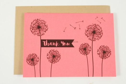 Thank You Card