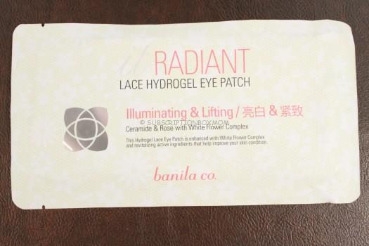 Banila Co. It Radiant Lace Hydrogel Eye Patch