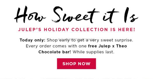 Julep Holiday Collection 2015 + Free Theo Chocolate Today