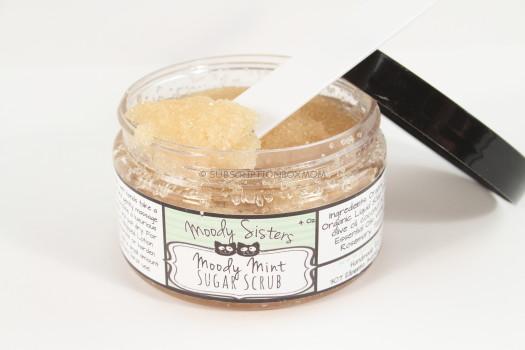 Moody Sister Natural Skincare Sugar Scrub in Moody Mint Julep