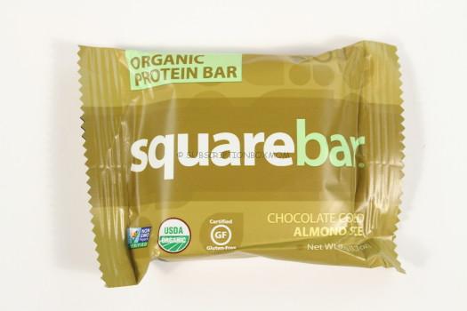 Organic Protein Bar Square Bar in Chocolate Coated Almond Spice