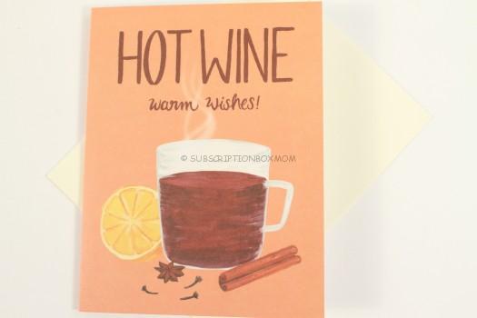 Mulled Wine Holiday Drink Recipe Card