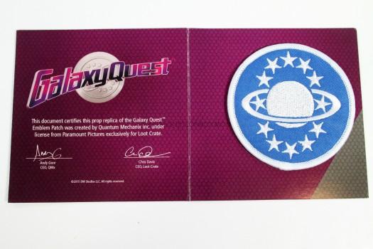 EXCLUSIVE Galaxy Quest Authentic Prop Replica Patch