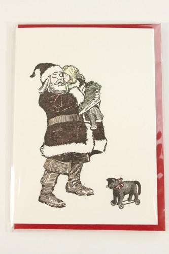 Kiss for Santa Card