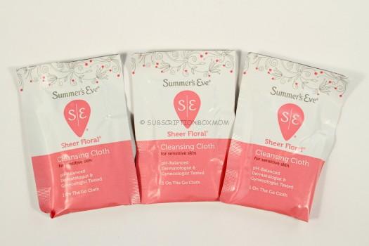 Summer's Eve Sheer Floral Cleansing Cloths