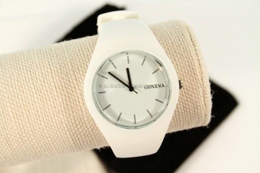 White Silicone Watch
