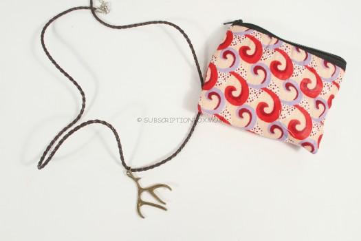 Love ROWAN Antler Pendant in Pouch 