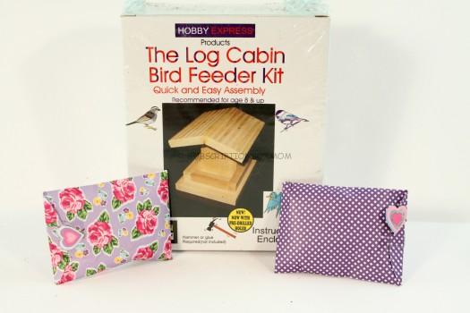 The Log Cabin Bird Feeder Kit and 2 Packs of Seeds