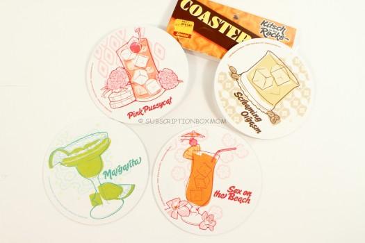 Kitsch on the Rocks Coasters 