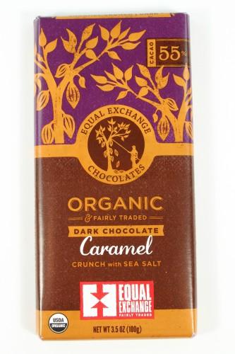 Organic Dark Chocolate Caramel Crunch with Sea Salt from Equal Exchange