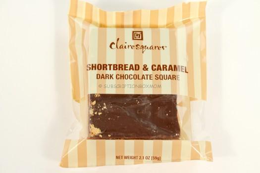 Clairesquares Shortbread & Caramel Dark Chocolate Square 