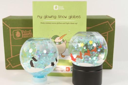 Kiwi Crate My Glowing Snow Globes Review