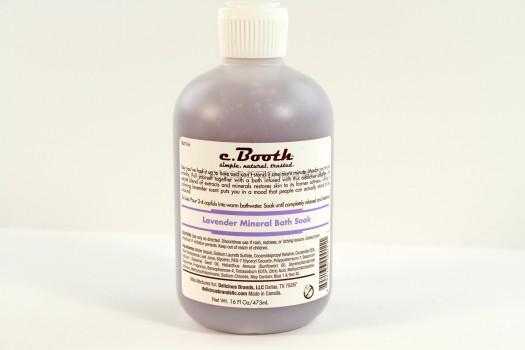 C Booth Lavender Mineral Bath Soak