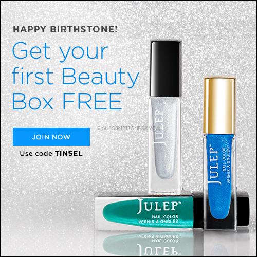 Julep Free December Birthday Welcome Box
