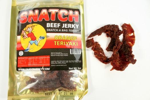 SNATCH Jerky Orange Teriyaki