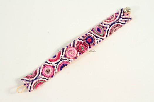 Patterned Beaded Bracelet