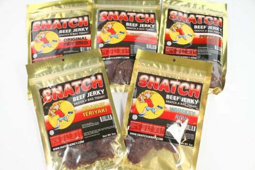 SNATCH Beef Jerky December 2015 Subscription Box Review