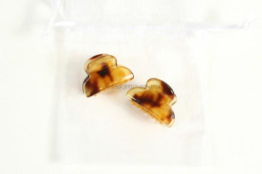 Tortoise Shell Mini Hair Clips