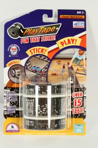 Inroad Toys Classic Rail Series Brick Trolley/Railroad Track Play Tape, 60 x 2' 