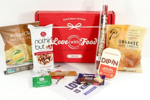 Love with Food January 2016 Tasting Box Review