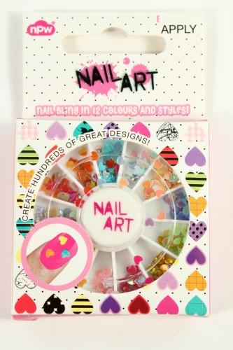 Heart Nail Gem Wheel 