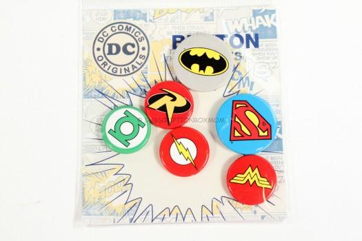 DC Comics Buttons
