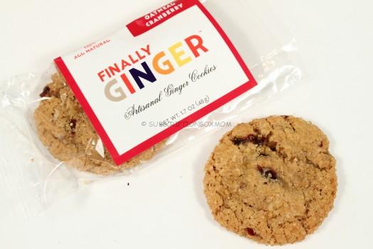 Oatmeal Cranberry Finally Ginger Cookie 