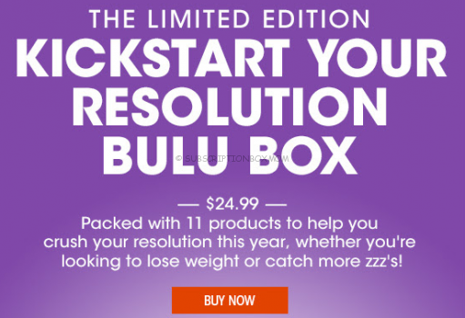 Bulu Box Limited Edition Kickstart Your Resolution Box 