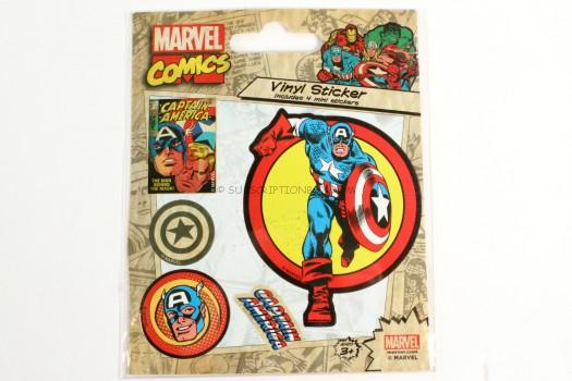 Marvel Comics Vinyl Sticker - Captain America