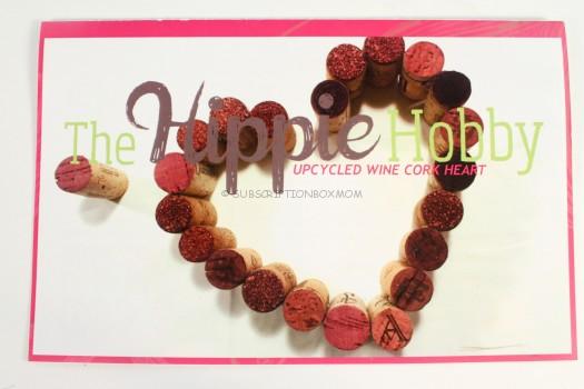 Upcycled Whine Cork Heart