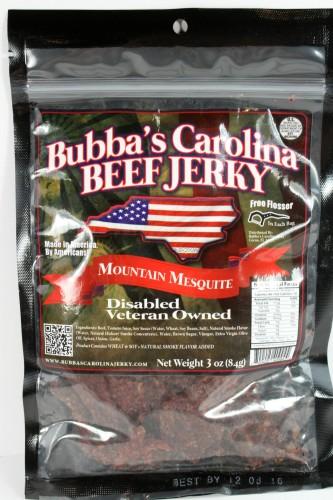 Bubba's Carolina Beef Jerky (Mountain Mesquite) 