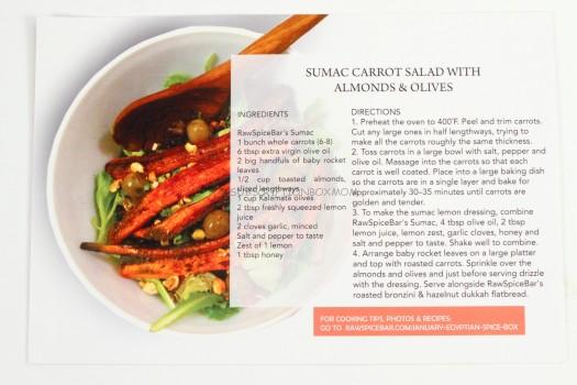 Sumac Carrot Salad with Almonds & Olives