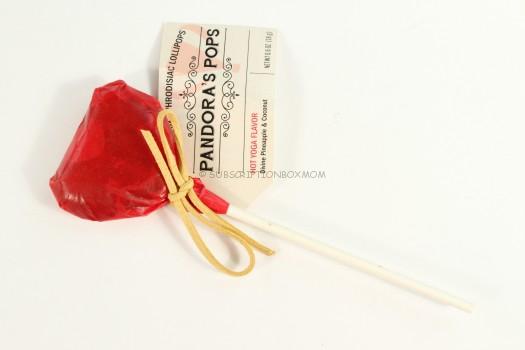 Aphrodisiac Hot Yoga Lollipop from Pandora's Pops