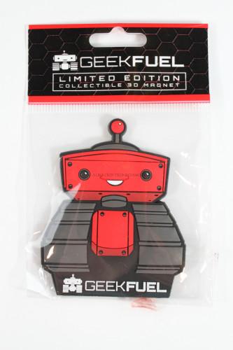 Limited Edition Geek Fuel 3D Silicone Magnet