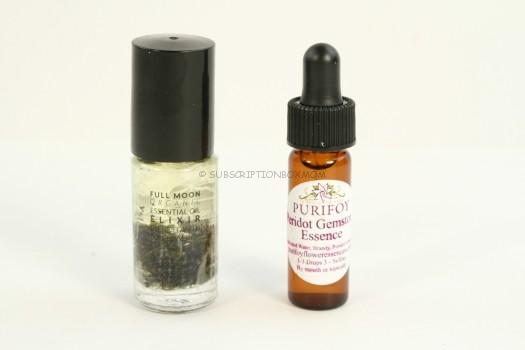 Essential Oil and Peridot Gemstone Essence