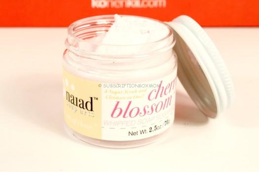 Naiad Cherry Blossom Whipped Soap Sugar Scrub 