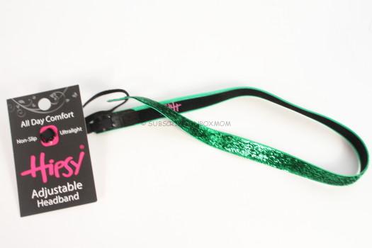 Hipsy Green Glitter Adjustable Headband 