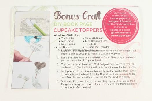 bonus craft: cupcake toppers