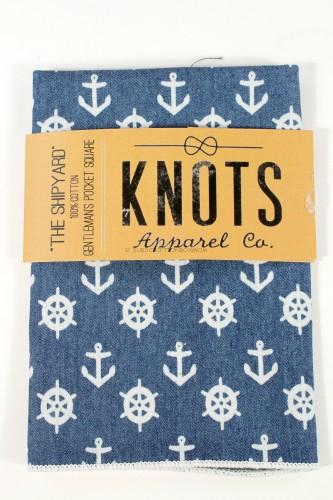 Knots Apparel The Shipyard Pocket Square 