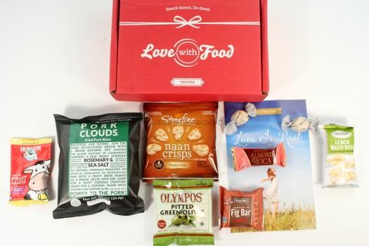 Love with Food March 2016 Tasting Box Review