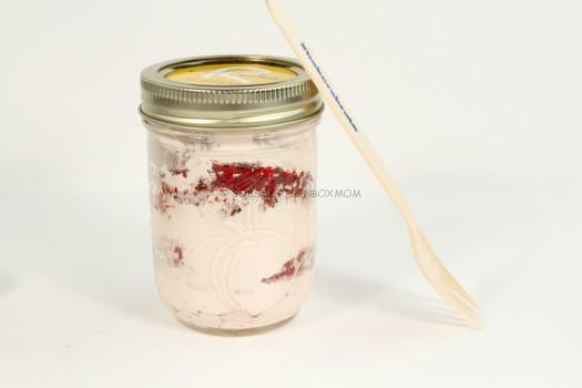 White Chocolate Roll Cake in Jar (Roll Cake Baker)