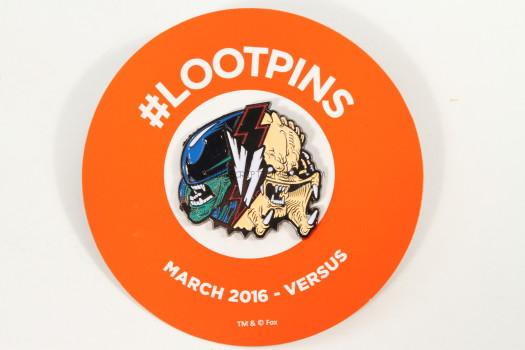 Exclusive March 2016 Loot Pin. 