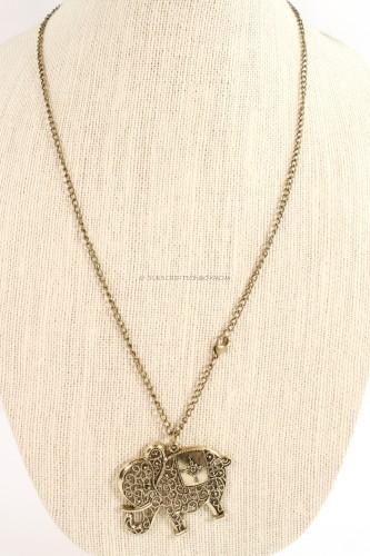 Elephant Necklace w/chain