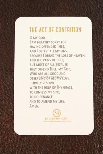  Act of Contrition