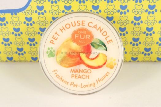 One Fur All Candles in Mango Peach