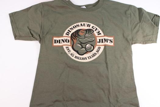 "Dino Jim's" Dinosaur Gym T-Shirt