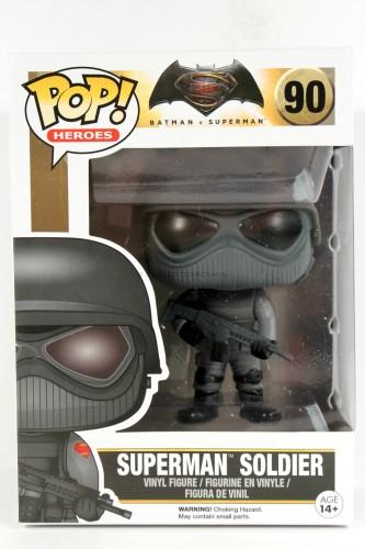 Funko POP Heroes: Batman vs Superman - Superman Soldier Action Figure FunKo